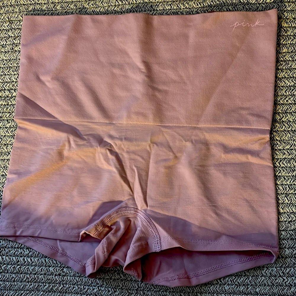 PINK COMPRESSION BOY SHORTS